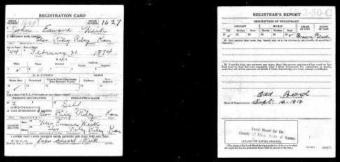 edward john weik ww1