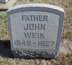 john edward weik headstone